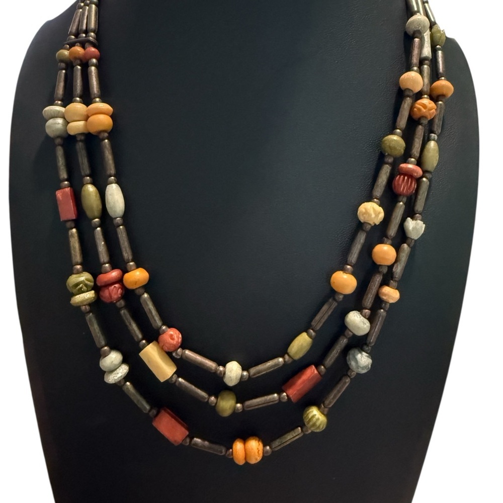 Earthy‎ Tones Beaded Necklace